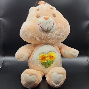 1983‎ Kenner Care Bears Peach Friend Plush Toy